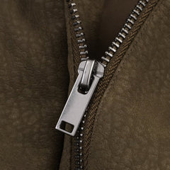 Women Leather PU Detachable Fur Collar Jacket
