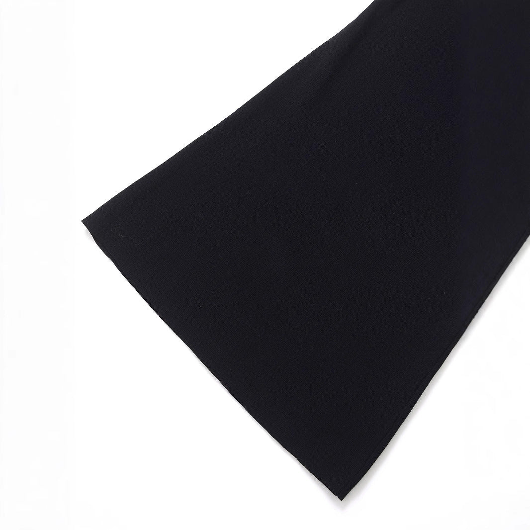 Women Casual Leisure Black Short Dress