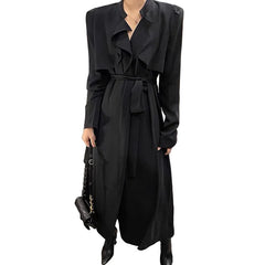 Women Elegant Ruffles Lace Up Wrapped Dresses