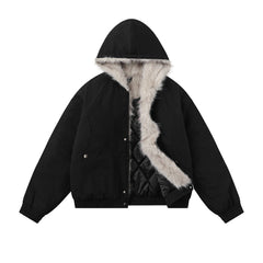 Unisex Cotton Hooded Canvas Jacket