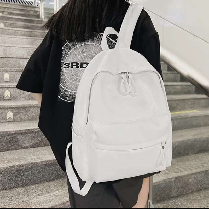 Accessories Women Leather Casual Backpack Bag