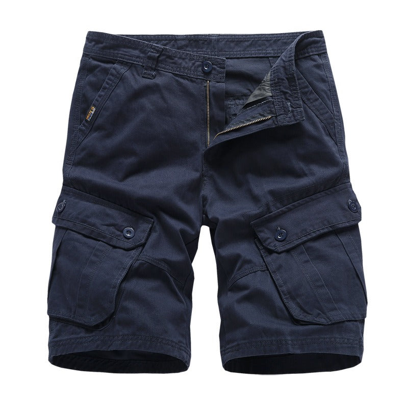 Mens Summer Casual Loose Cargo Capris Shorts