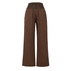 Women Warm Wide Leg Track Pants