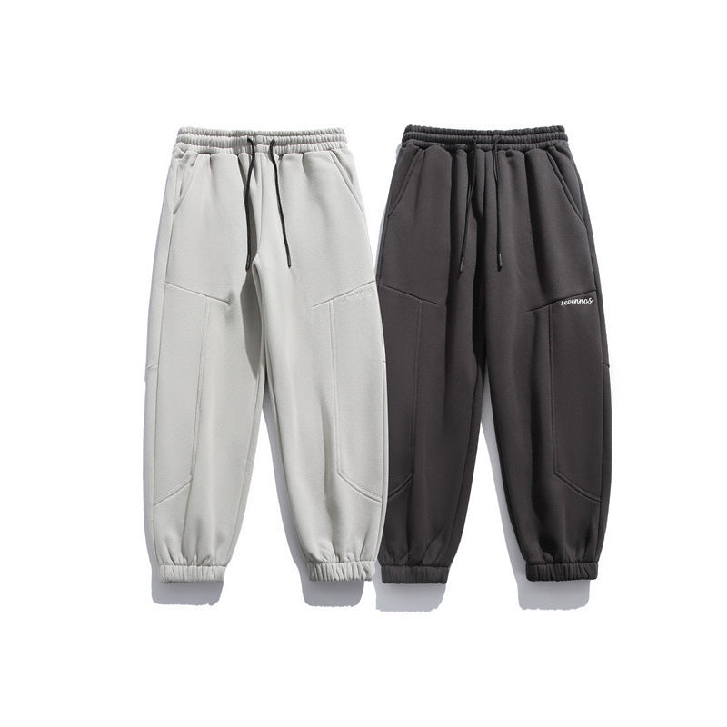 Men Casual Drawstring Warm Sports Sweatpants