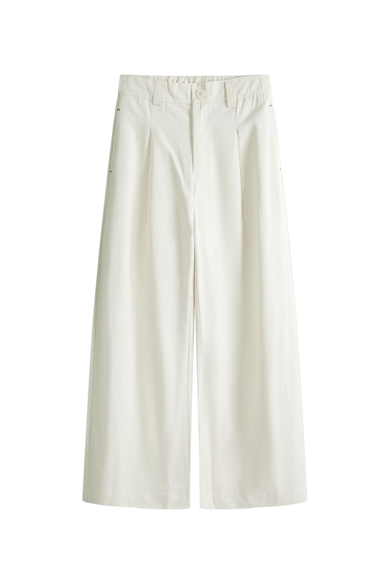 Women Casual Mid Waist Loose Wide Leg Pants