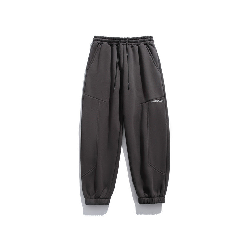 Men Casual Drawstring Warm Sports Sweatpants