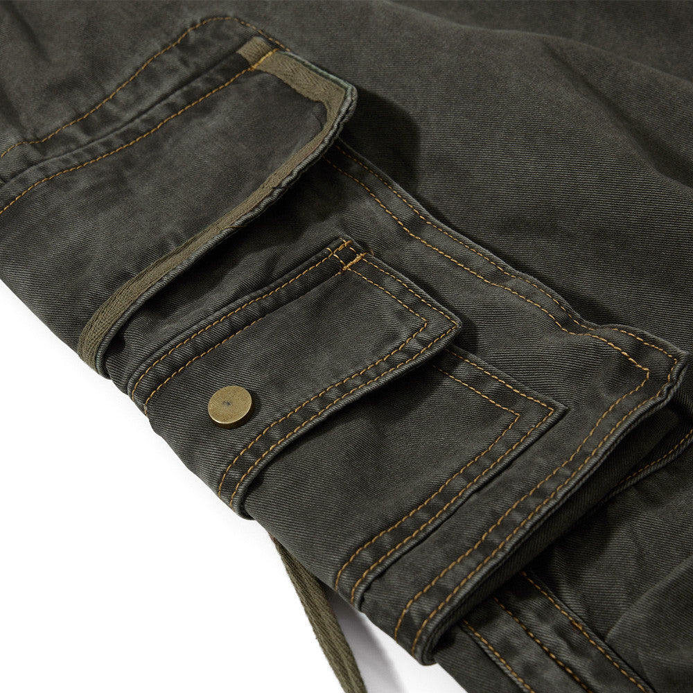 Men Casual Large Pocket Cargo Pants