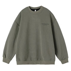 Unisex Cotton Printed Round Neck Sweater