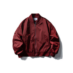 Unisex Casual Retro Bomber Jacket