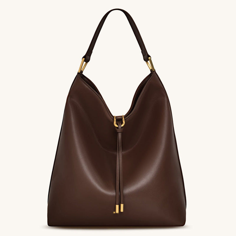 Suede Tote Bag for Women, Large Capacity Commute Crossbody Bucket Bag