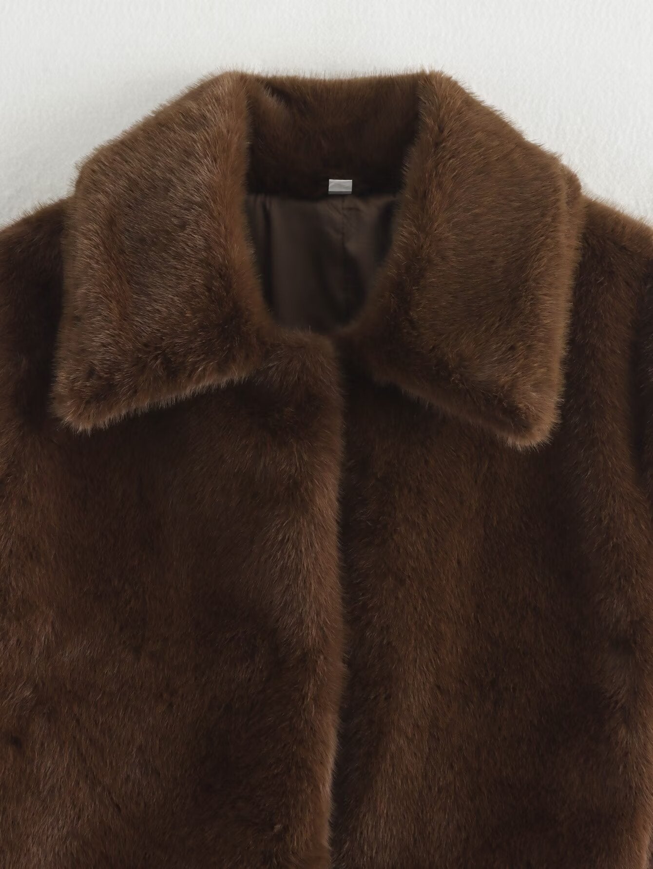 Women Winter Lapel Long Sleeved Woolen Coat