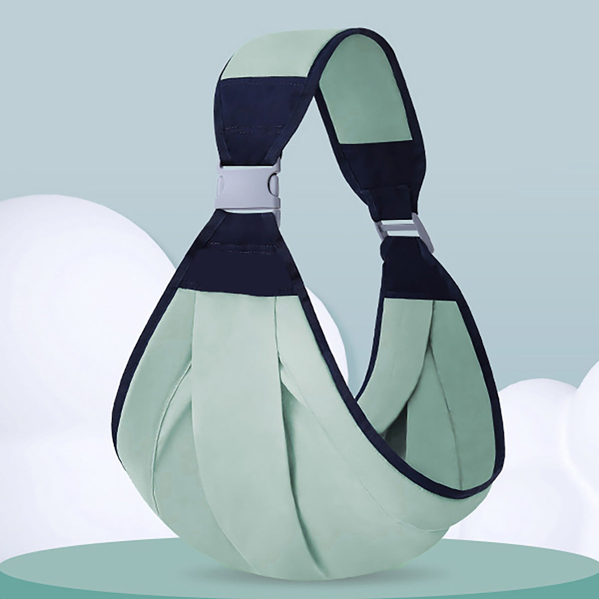 Baby carrier, multi-functional front carrier and cross-body style, breathable for all seasons