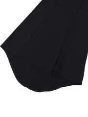Women Casual Crepe Sleeveless Long Dress