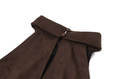 Women Brown Halter Tank Top