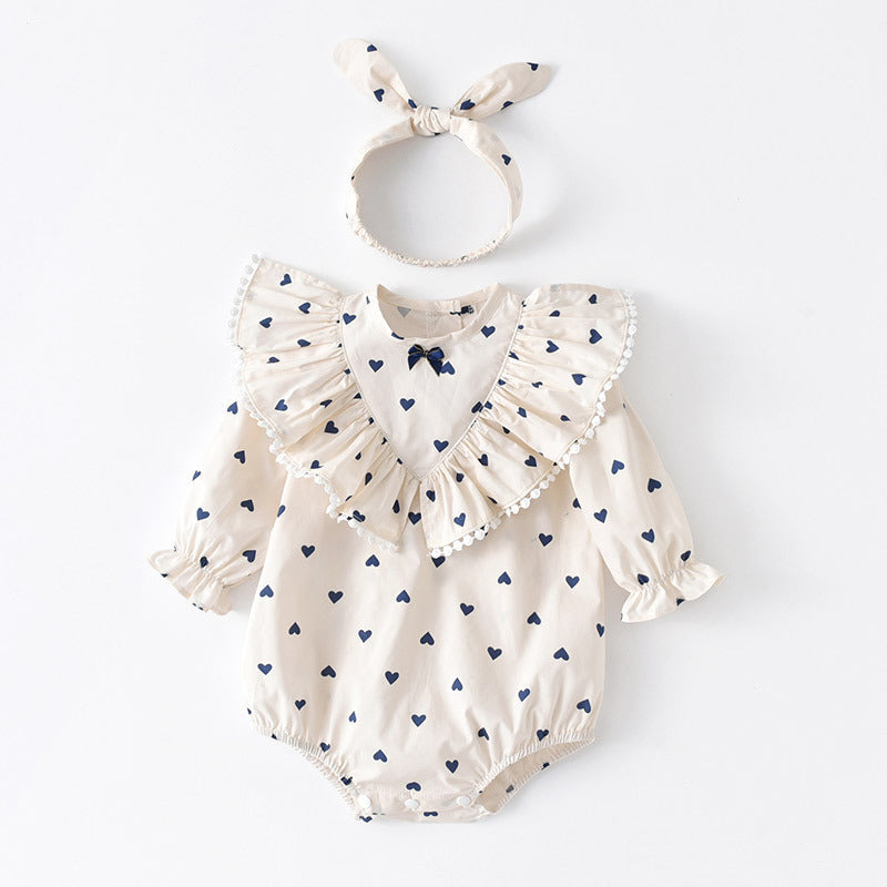 Newborn Infant Cotton Clothes Love Baby Onesie Romper