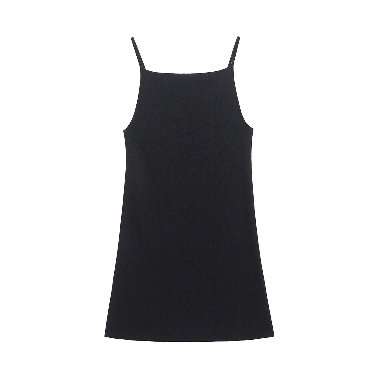Women Casual Leisure Black Short Dress
