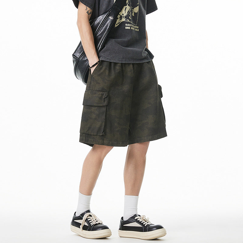 Men Leisure Camouflage Shorts