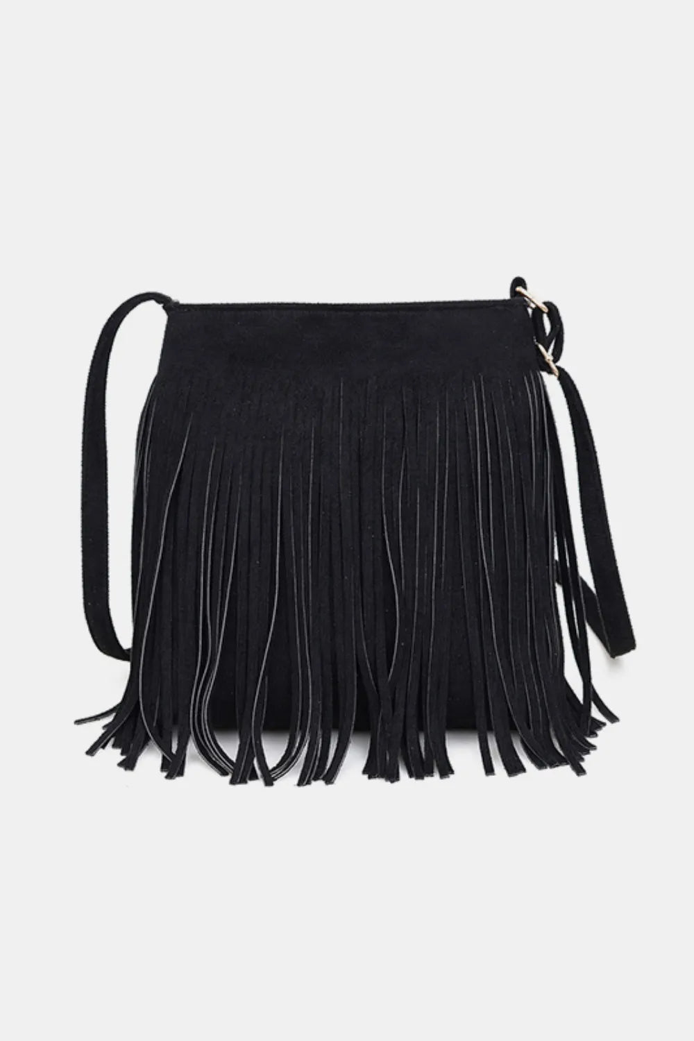 Accessories Women Suede Fringe Shoulder Bag