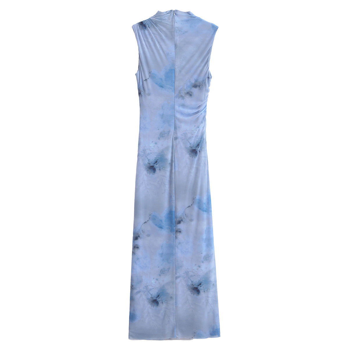 Women Casual Slim Fit Mesh Printed Dress