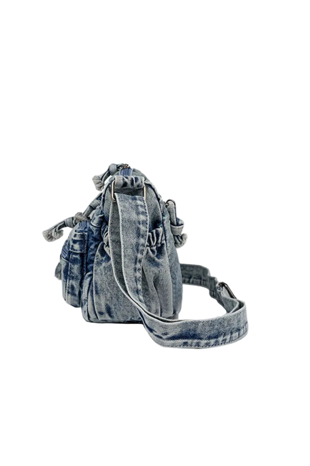 Accessories Women Adjustable Strap Denim Crossbody Bag