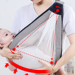Baby carrier, multi-functional front carrier and cross-body style, breathable for all seasons