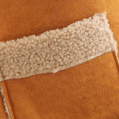 Women Winter Brown Fur Sleeveless Waistcoat
