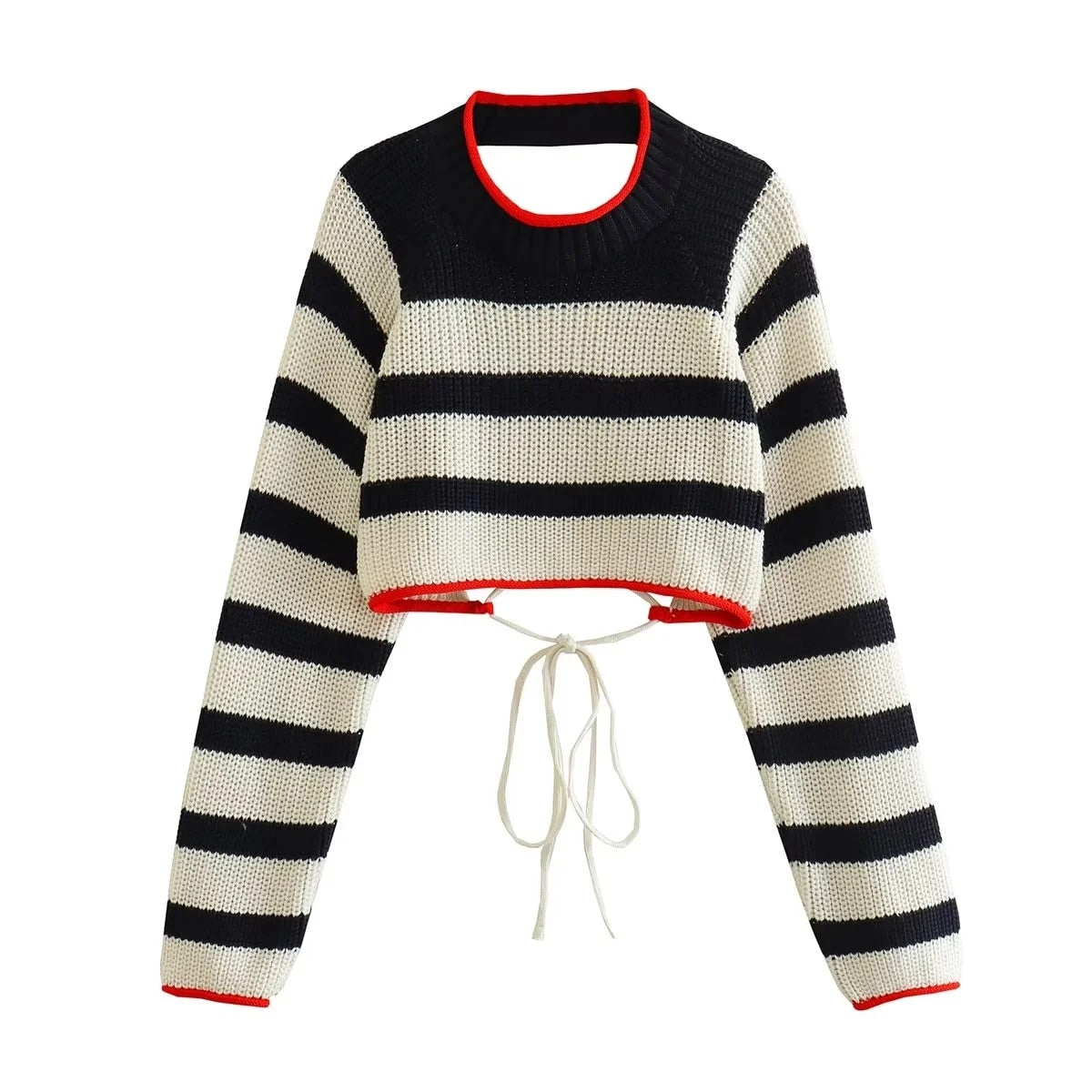 Woman Knitted Long Sleeve Pullover Sweaters