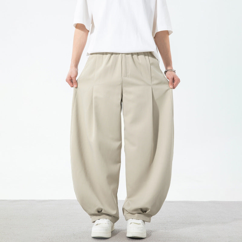 Men Loose Wide Leg Sports Pants