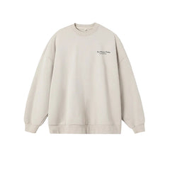Unisex Cotton Printed Round Neck Sweater