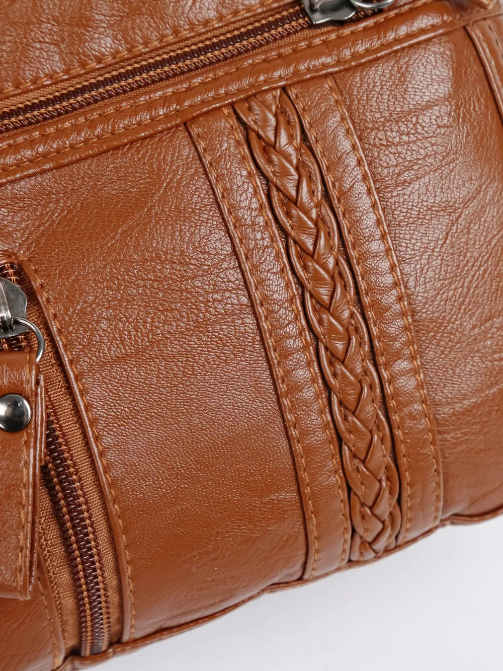 Accessories Women PU Leather Adjustable Strap Shoulder Bag