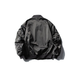 Unisex Casual Retro Bomber Jacket
