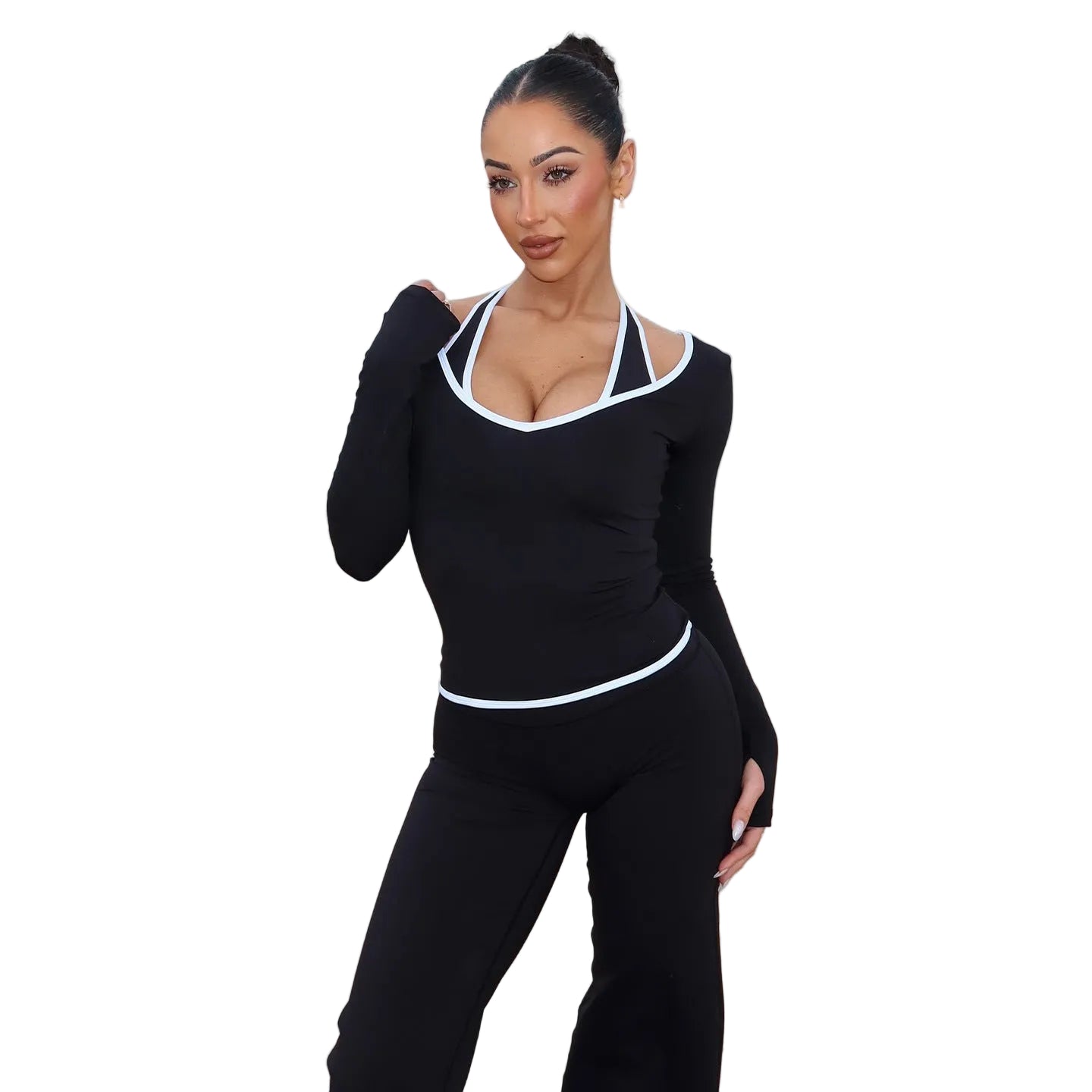 Women Casual Active Halter Tops