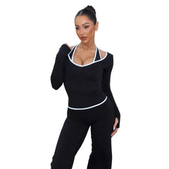 Women Casual Active Halter Tops