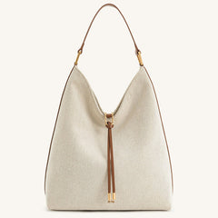 Suede Tote Bag for Women, Large Capacity Commute Crossbody Bucket Bag