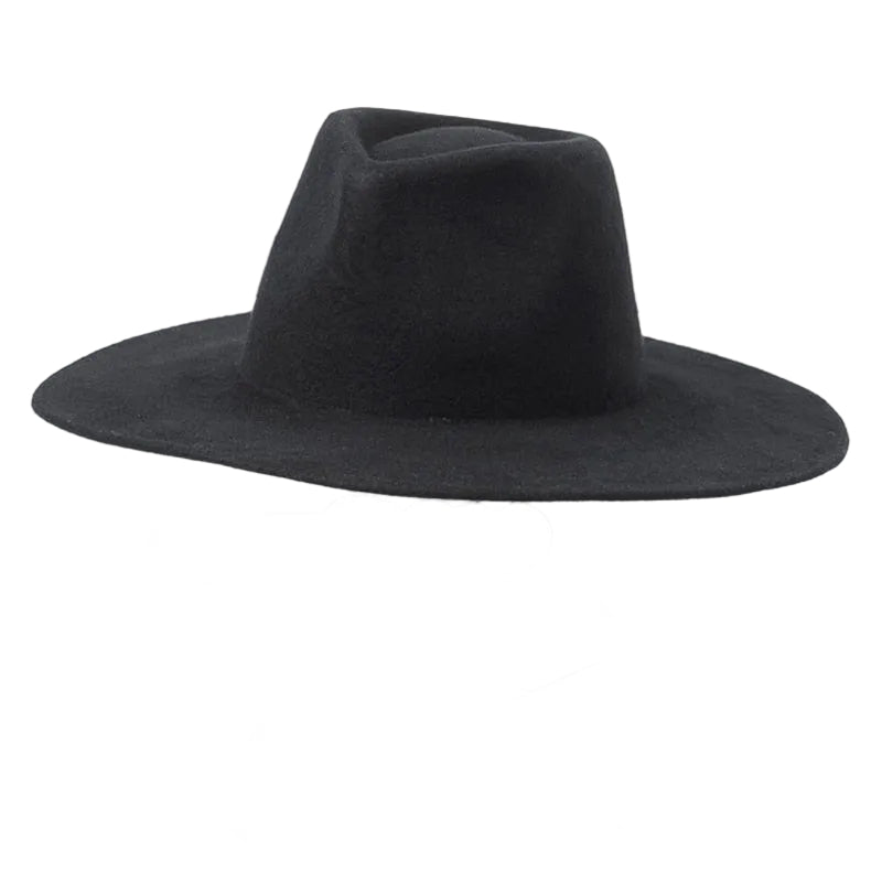 Accessories Unisex Classical Wide Brim Winter Fedora Hat