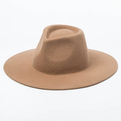 Accessories Unisex Classical Wide Brim Winter Fedora Hat
