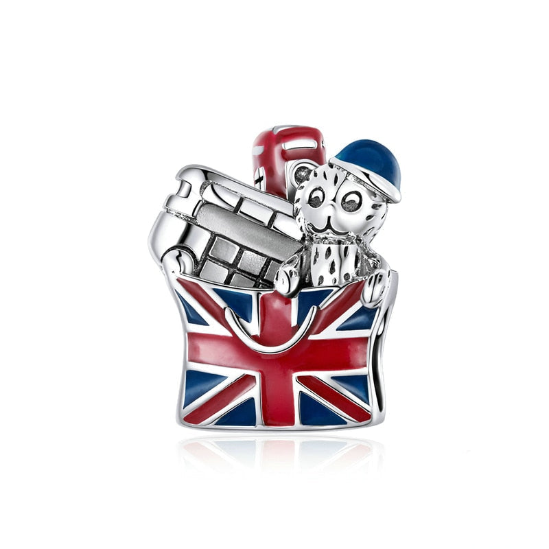 Sterling Silver 925 Traveling Scenery Charm Beads