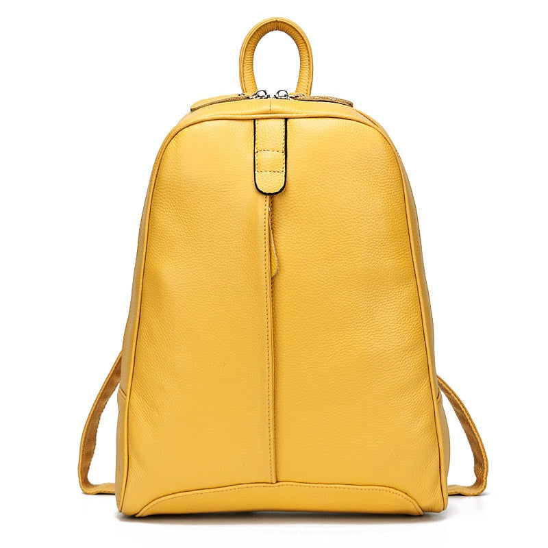 Women 100% Genuine Cow Leather Backpacks
