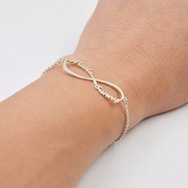 Accessories Women Infinity Name Bracelet Personalized Bracelets