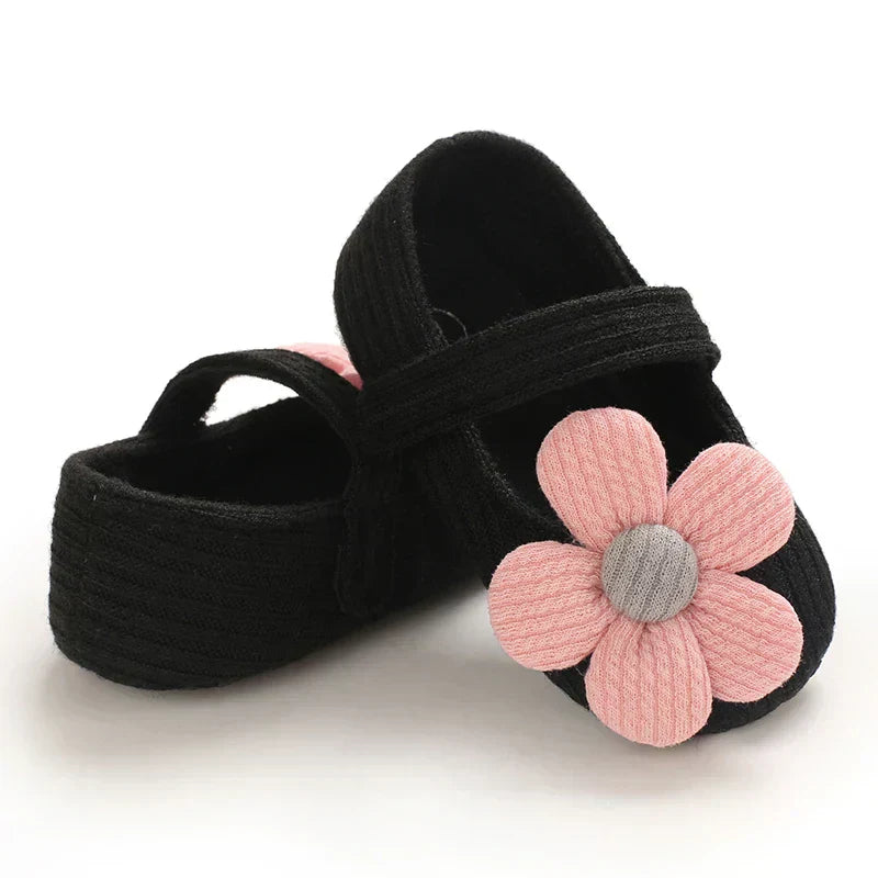 Newborn Baby Girl Casual Anti-Slip Bow Princess Shoes