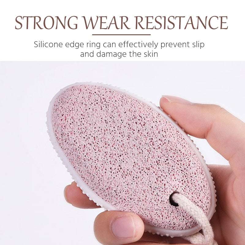 1PC Foot Stone File Exfoliating Natural Lava Stone Tank Foot Massage Pumice Exfoliates Calluses Foot Skin Care Tool