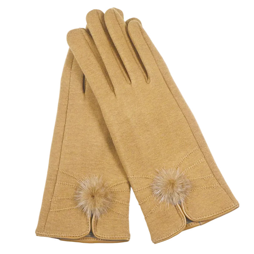 Woman Vintage Designer Winter Gloves