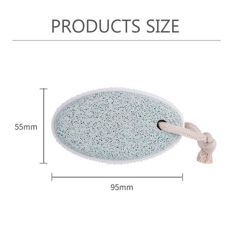 Women 1PC Foot Stone File Exfoliating Natural Lava Stone