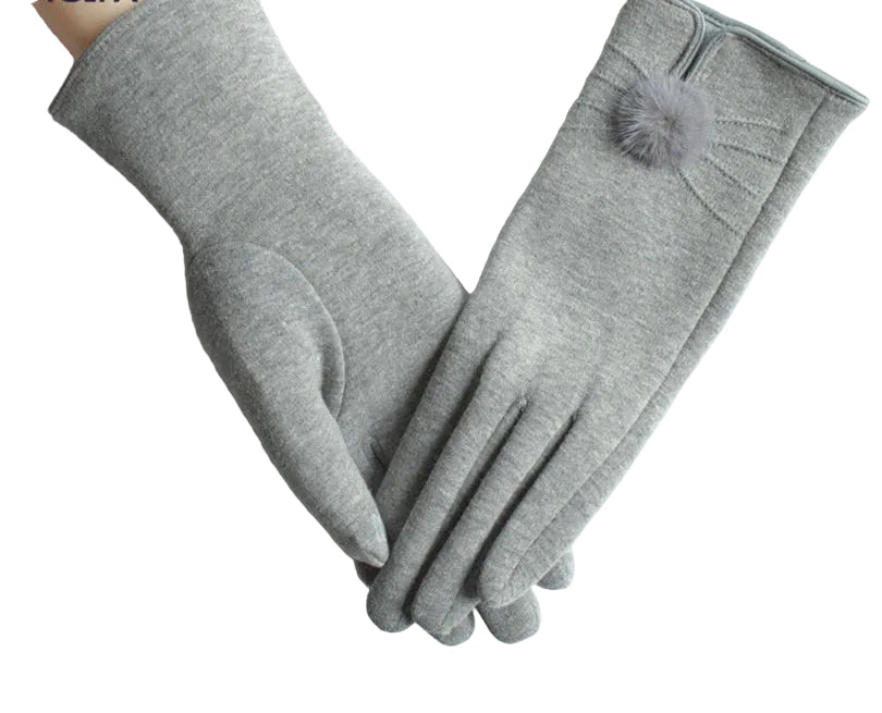 Woman Vintage Designer Winter Gloves