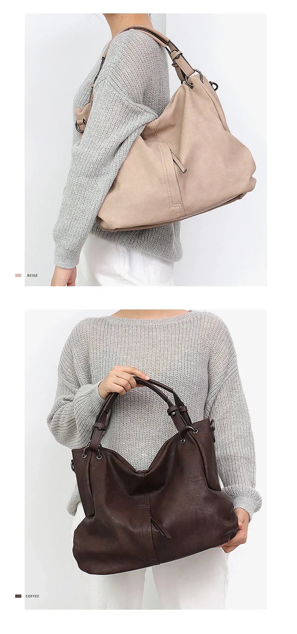 Accessories Women Leather Tassel Shoulder Bags