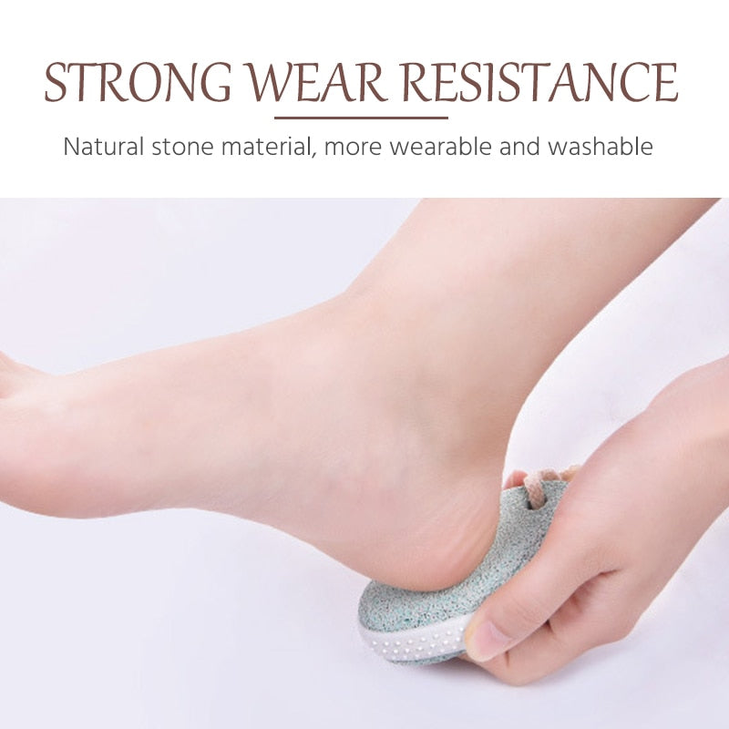 Women 1PC Foot Stone File Exfoliating Natural Lava Stone