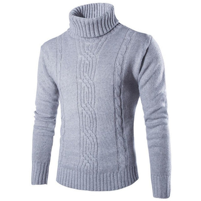 Male Pullover Slim Warm Sweater
