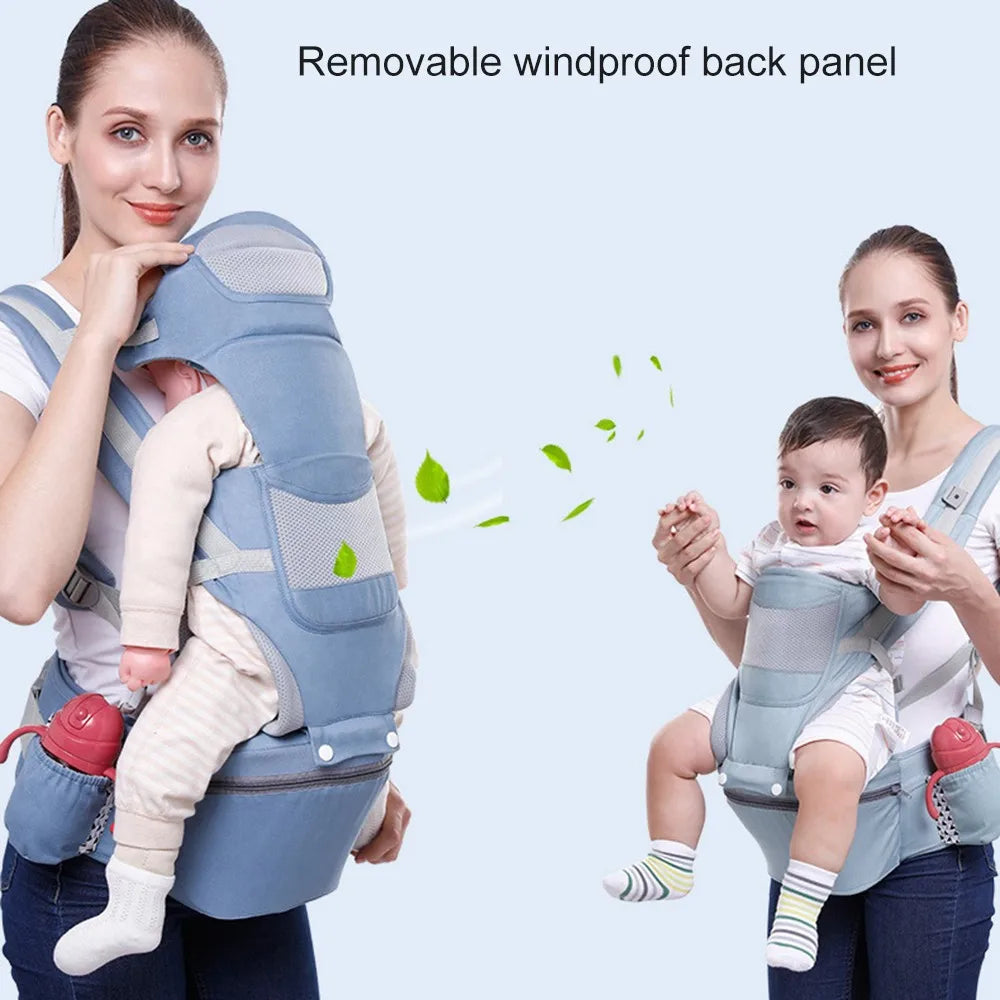 Kangaroo Shoulder Swaddle Sling Infant Kid Wrap Ergonomic Backpack Hipseat