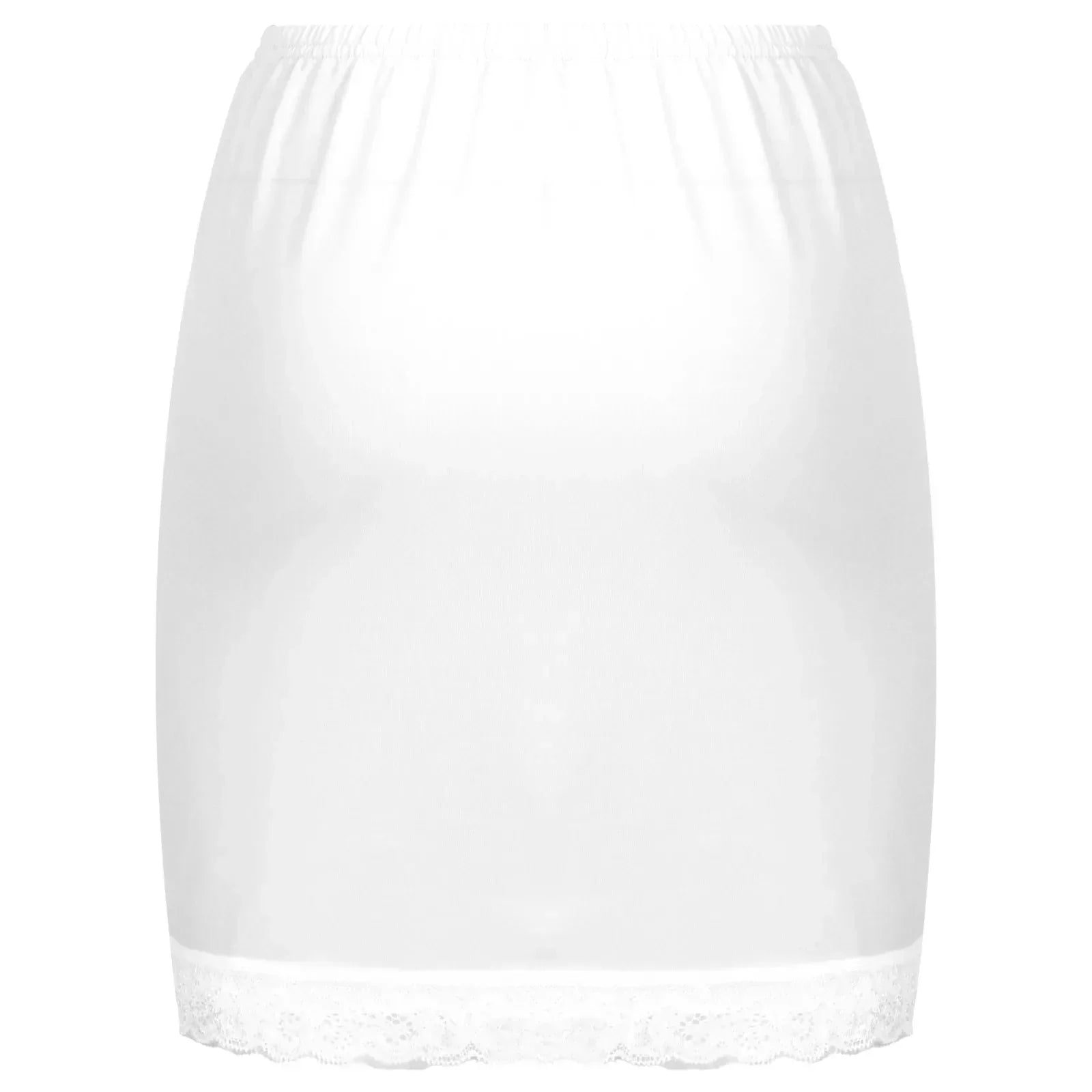 Women Basic Anti-Glare Lace Inner Half Slip