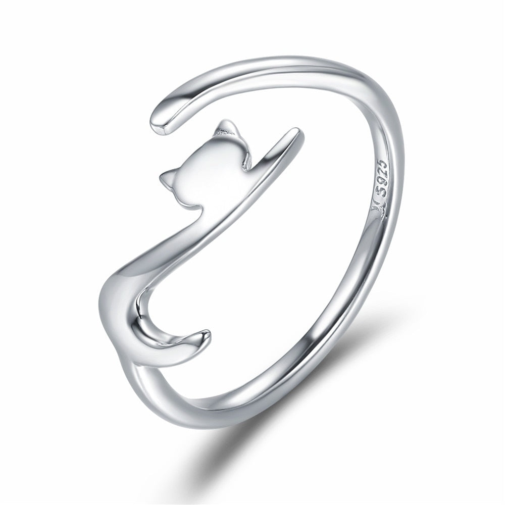 Women 925 Sterling Silver Animal Style Rings